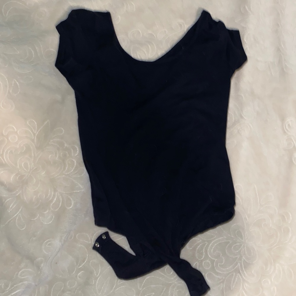 short sleeve black body suit